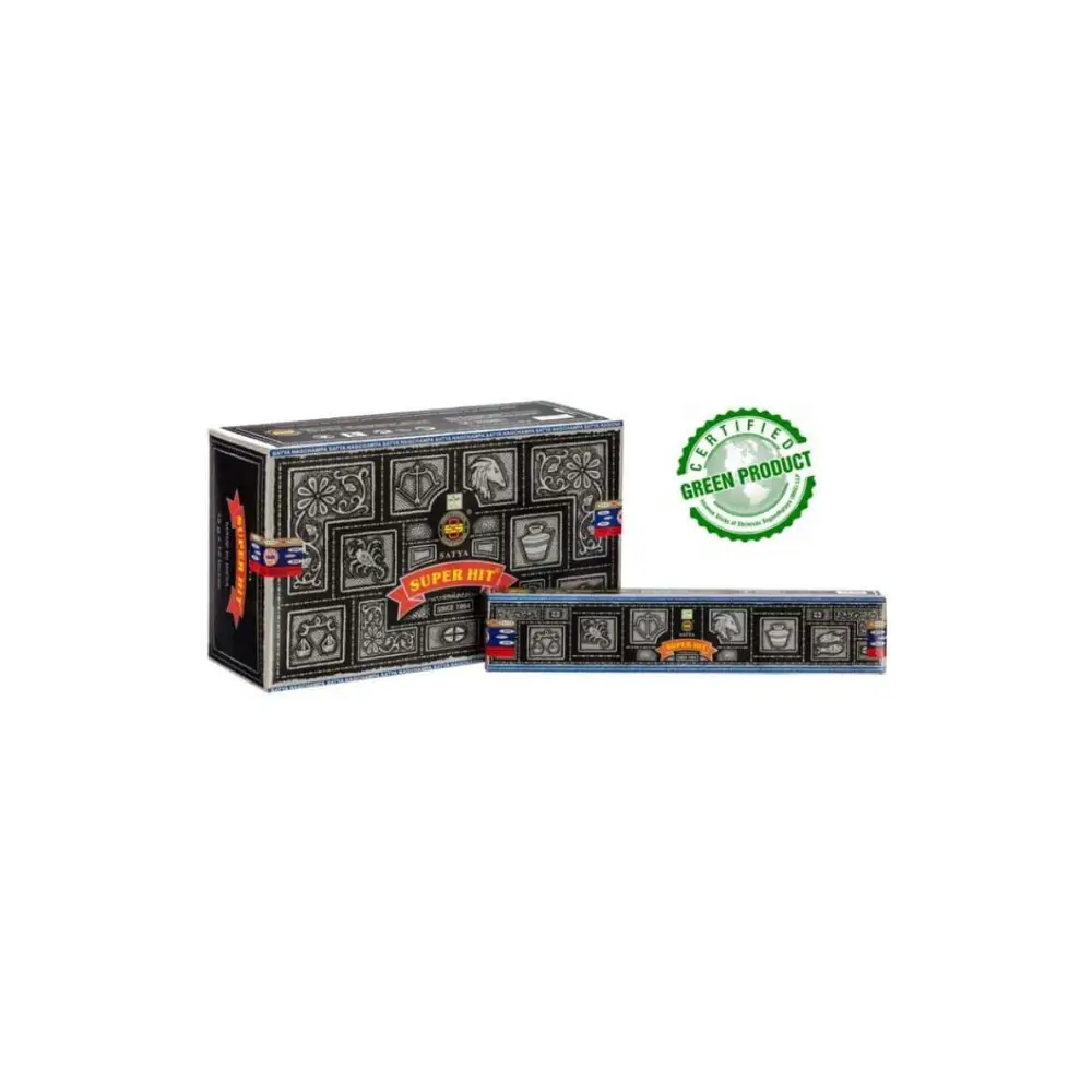 Super Hit Räucherstäbchen schwarz-silberne Dose