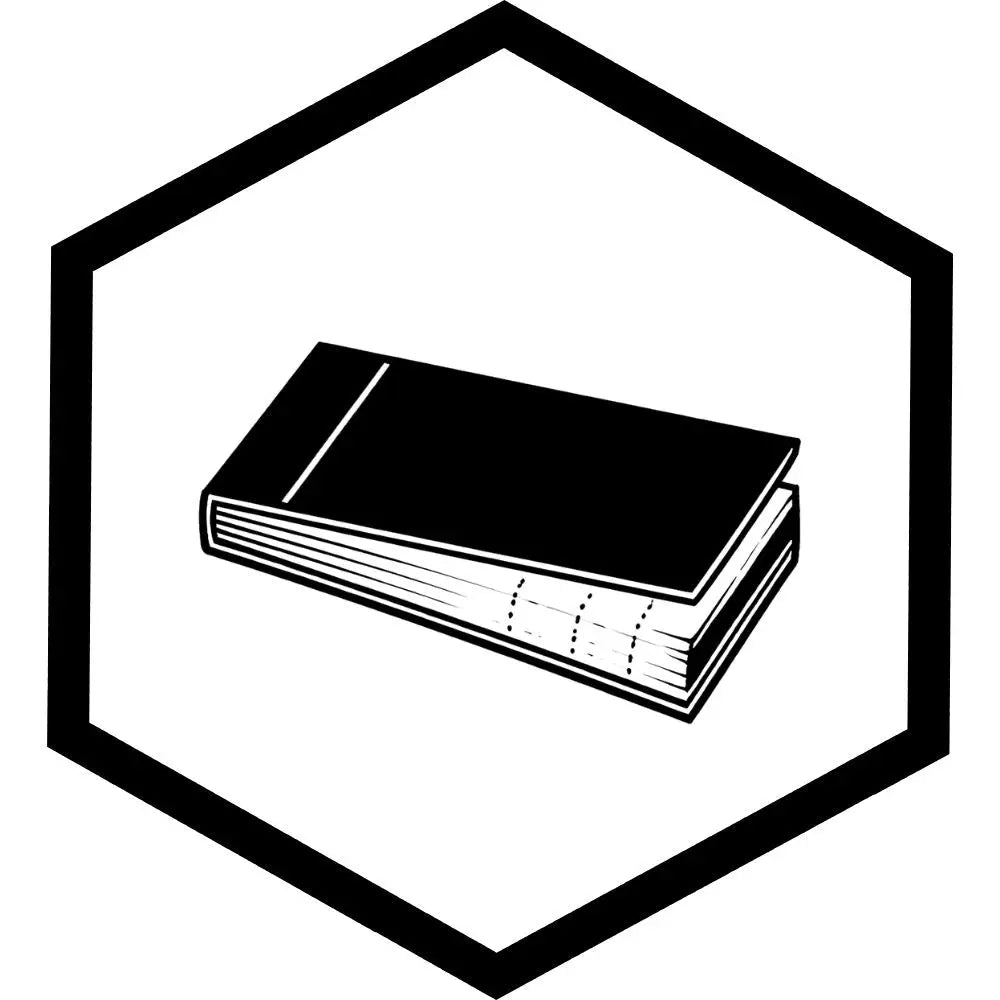 Schwarzes Hardcoverbuch Filter Tip minimalistisches Design, hochwertiger Filter Tip