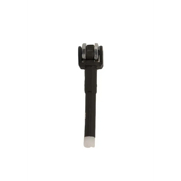 Schwarzer Clipper Feuerstein-System Rollenrad mit Metallachse