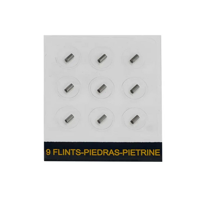 9 Clipper Feuersteine Universal Ersatz-Feuersteine, 9 Stück im Headshop