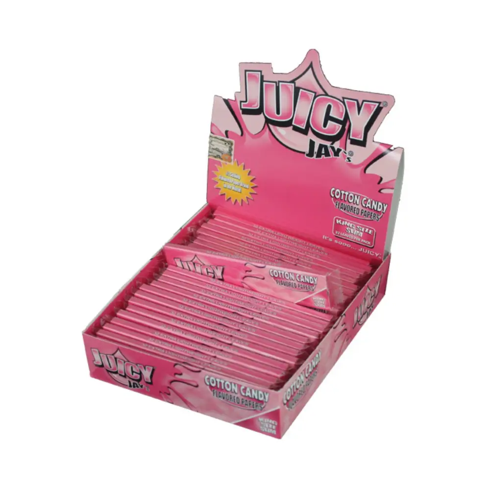 Juicy Jays Cotton Candy Papers 32 Blatt King Size Headshop