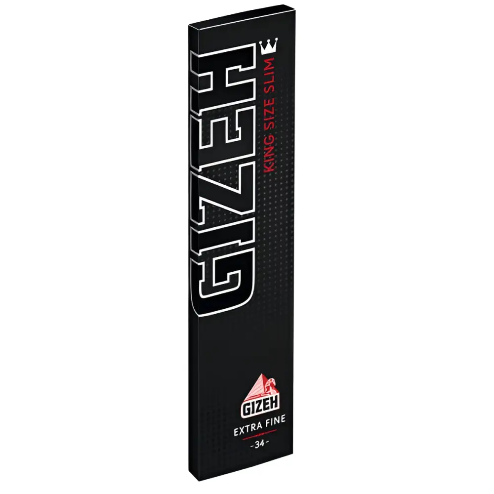 Gizeh Black Extra Fine King Size Slim mit natürlicher Gummierung, Headshop