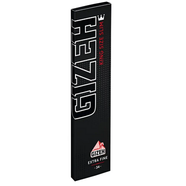 Gizeh Black Extra Fine King Size Slim mit natürlicher Gummierung, Headshop