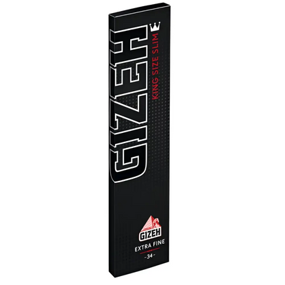 Gizeh Black Extra Fine King Size Slim mit natürlicher Gummierung, Headshop