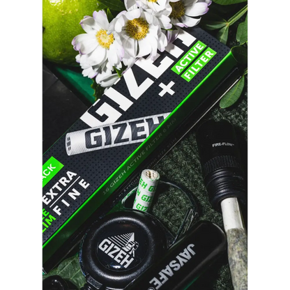 Gizeh Black Extra King Size Slime mit Active Filter, Headshop Pack