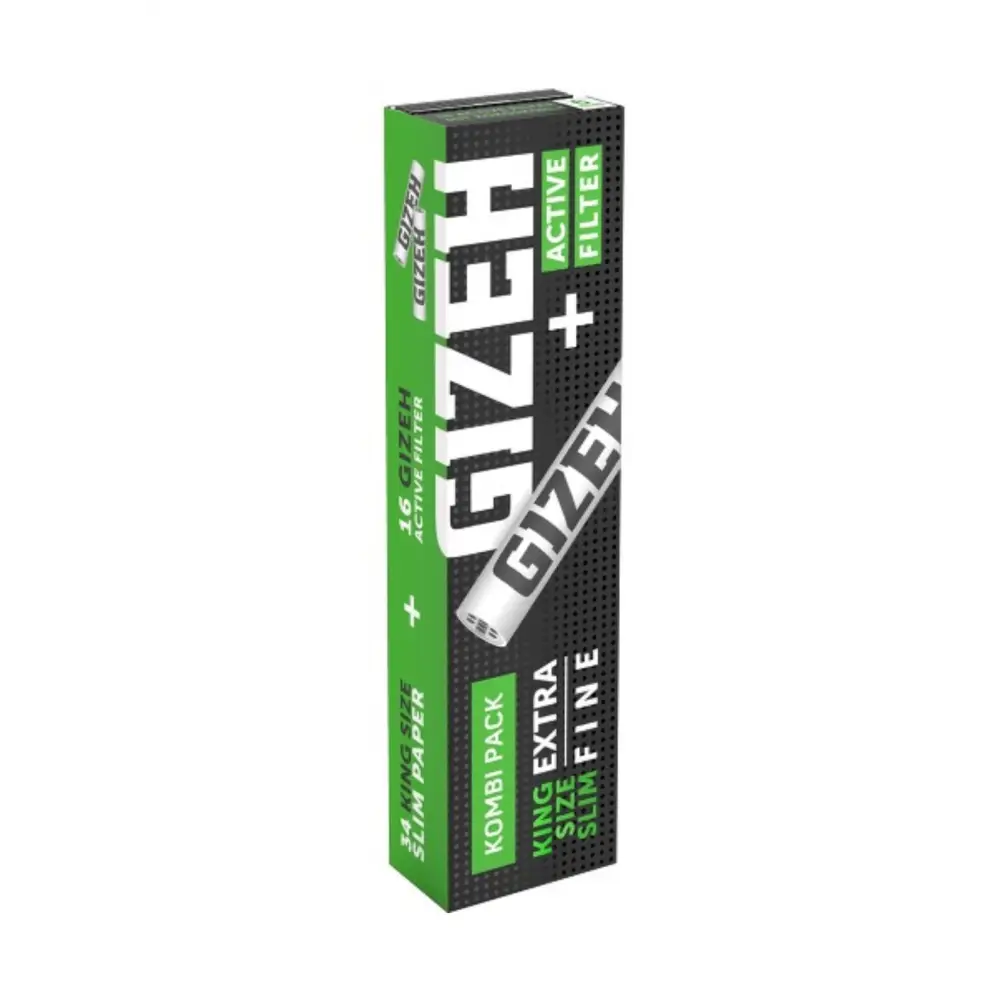 Gizeh Black King Size Extra Slim mit Active Filter, Headshop-Produkt
