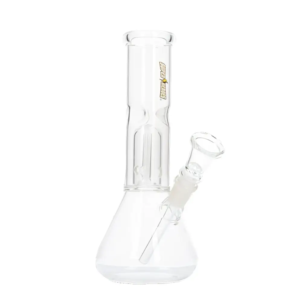 Glasbong Ice + Percolator 21 cm mit klarem Glas und Perkolator für Headshop