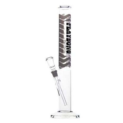 Glasbong Playbong Höhe 36 cm mit Playbong-Muster, Headshop