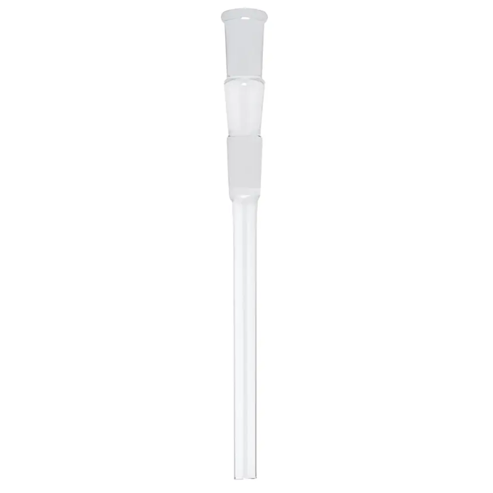 Klare Glas-Chillum Adapter 21 cm Schliff 14,5 mm für Headshop