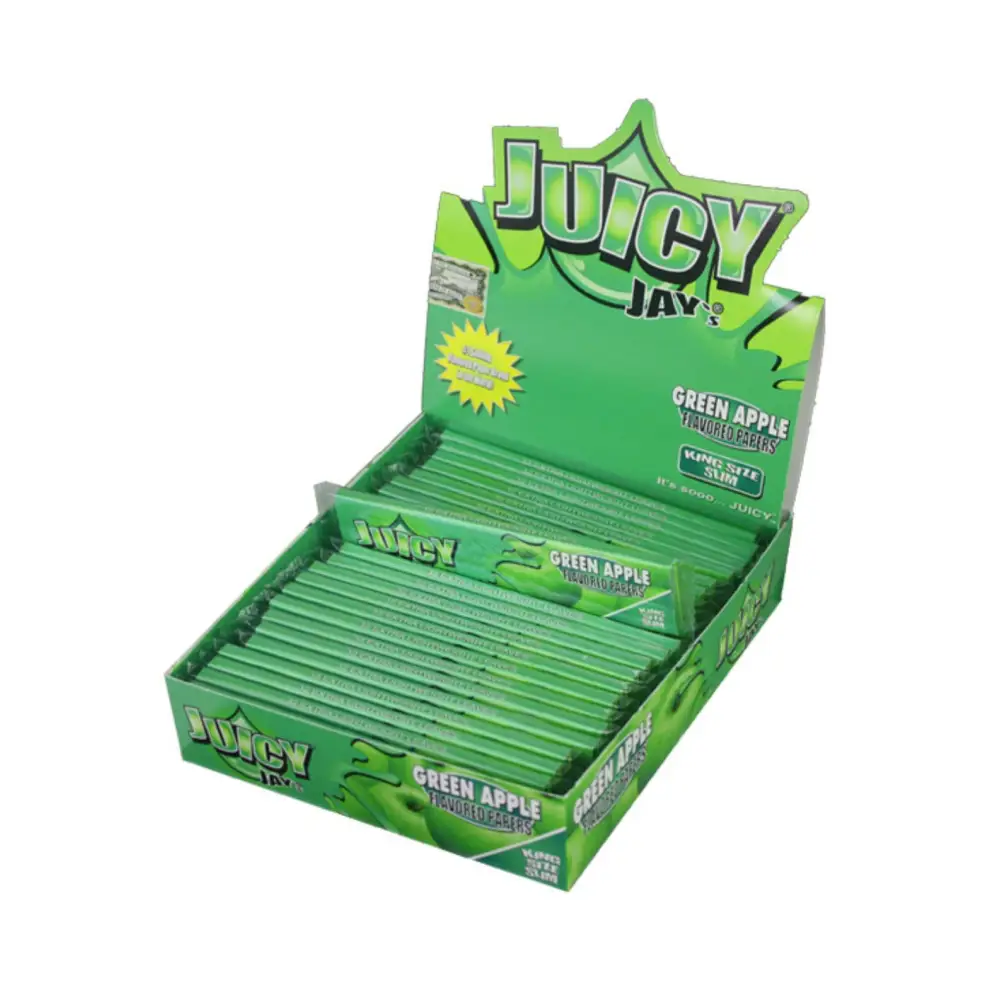 Grüne Apfel Juicy Jays Papers 32 Blatt King Size Headshop
