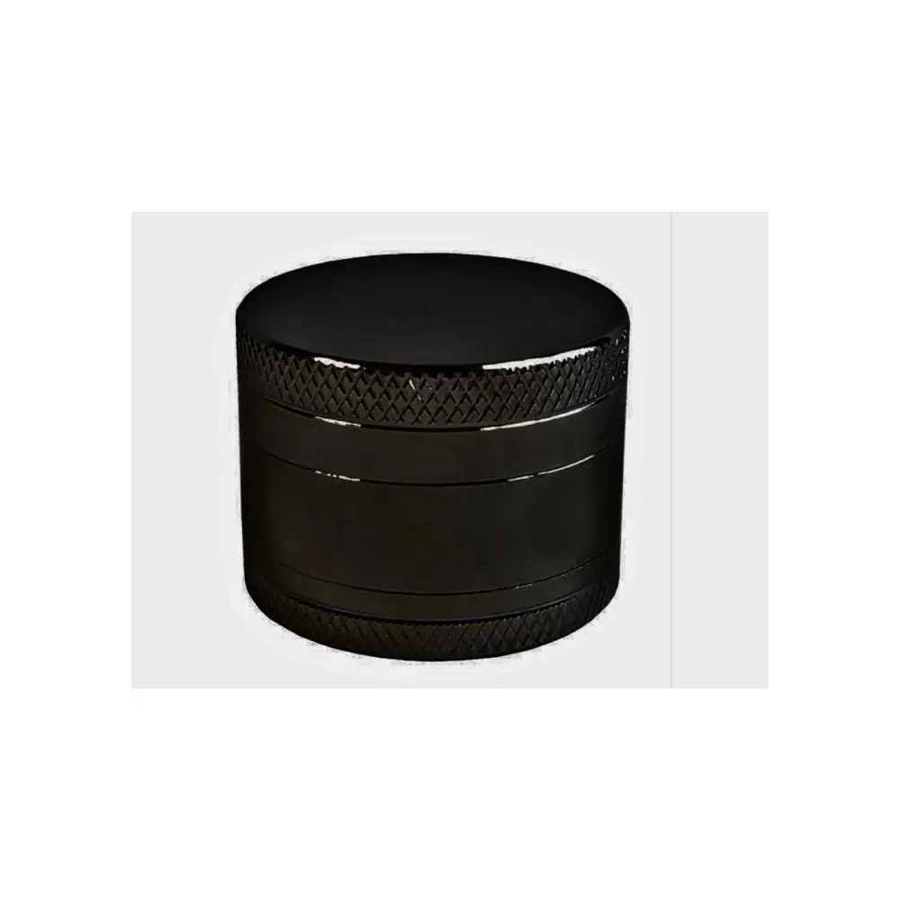 Schwarzer Grinder mini schwarz mit Rillen - Headshop Produkt