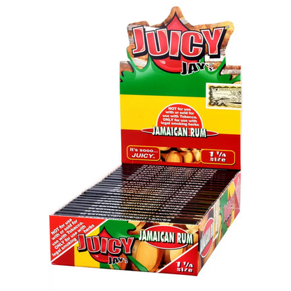 Juicy Jays Jamaica Rum King Size Papers 32 Blatt Headshop Box