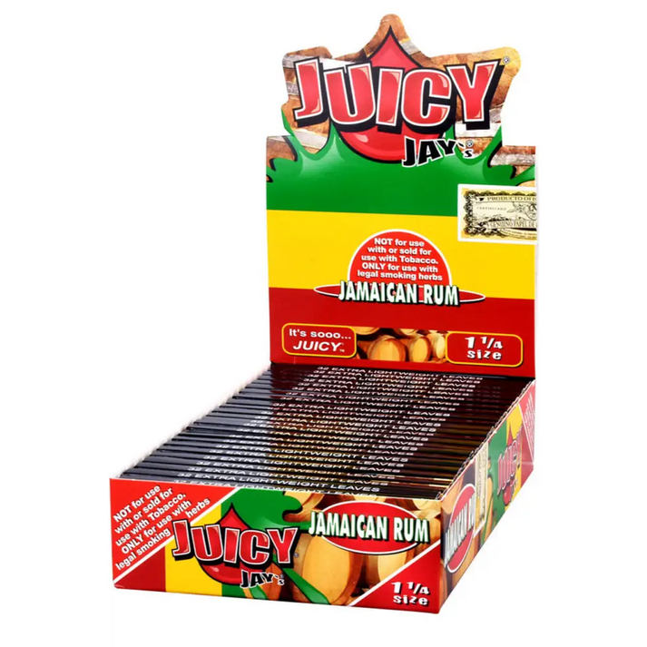 Juicy Jays Jamaica Rum King Size Papers 32 Blatt Headshop Box