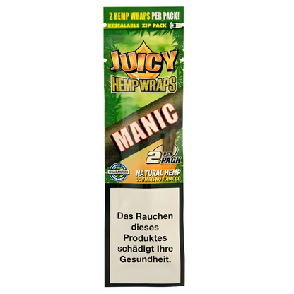 Juicy Manic Mango Jay´s Blunts Hemp Wraps, 2er-Pack grün-braun