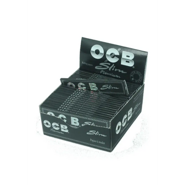 OCB Premium KS Slim Papers in schwarzer Kartonbox Headshop