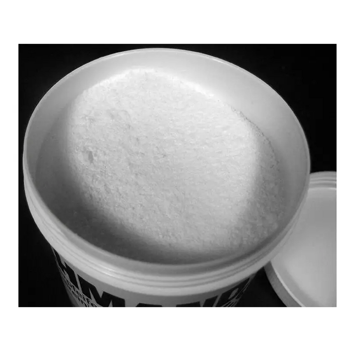 Weißes Pulver im Behälter - Wasserpfeifenreiniger Schmand weg Headshop