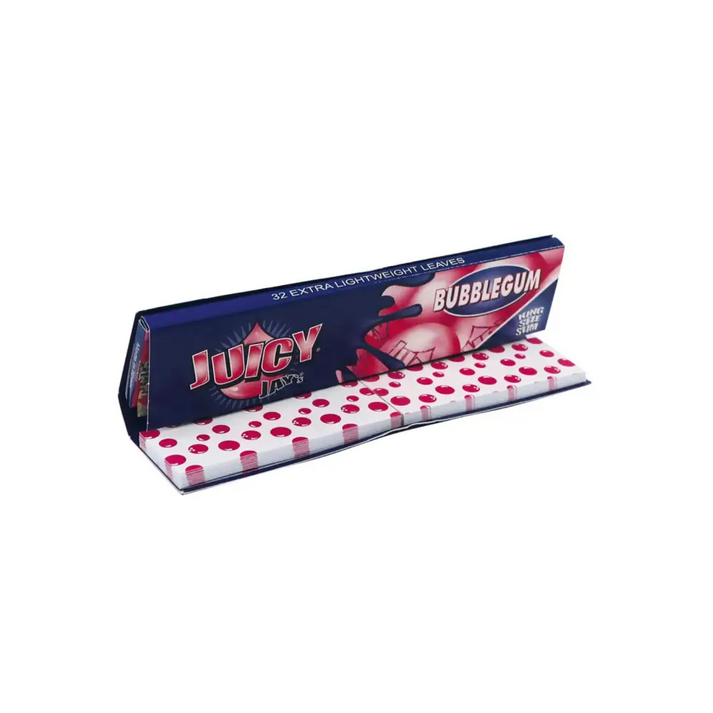 Juicy Jays Bubblegum Papers King Size im Headshop - Blau-Rot Verpackung